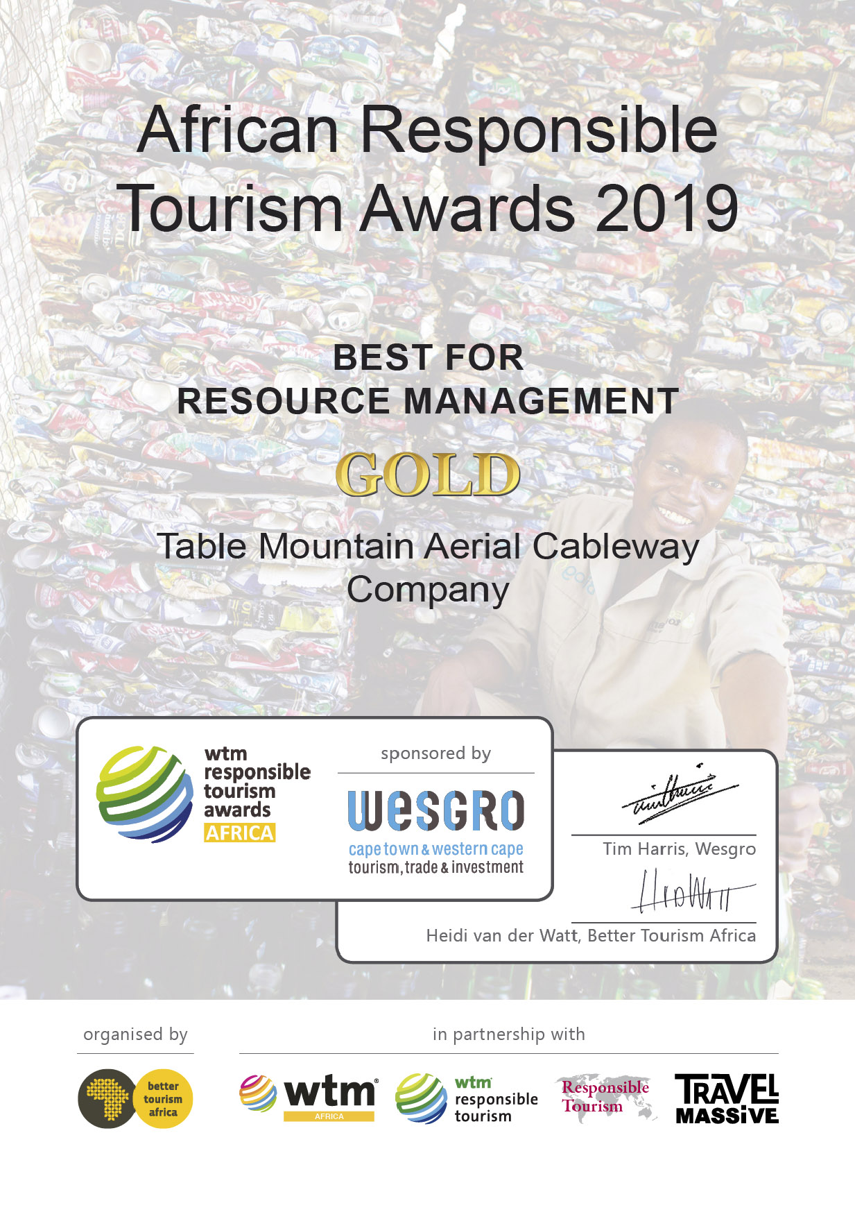 2019 African Responsible Tourism Awards